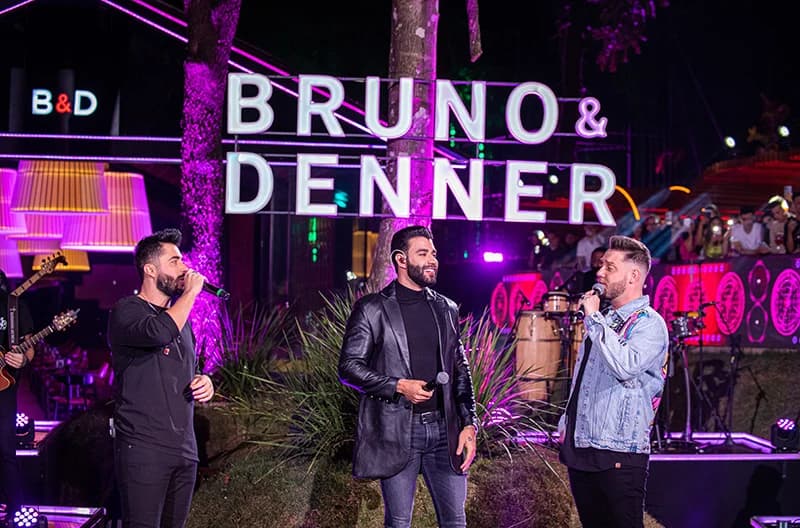 Bruno e Denner lançam música inédita com participação de Gusttavo Lima — foto de divulgação