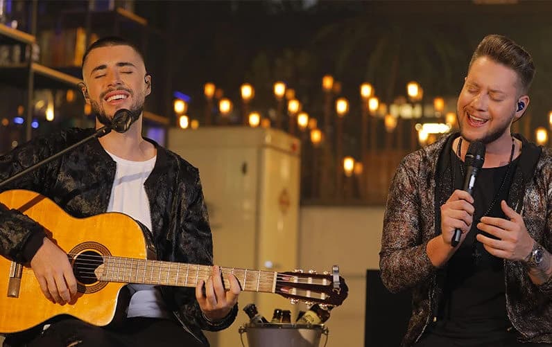 Conheça a dupla Bruno e Denner, aposta musical de Gusttavo Lima — foto de divulgação